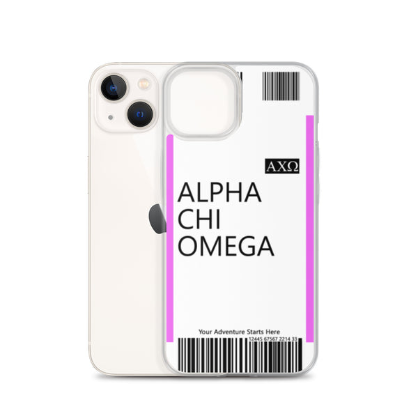 Boarding Pass iPhone Case 13 Series