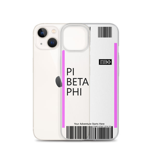 Boarding Pass iPhone Case 13 Series