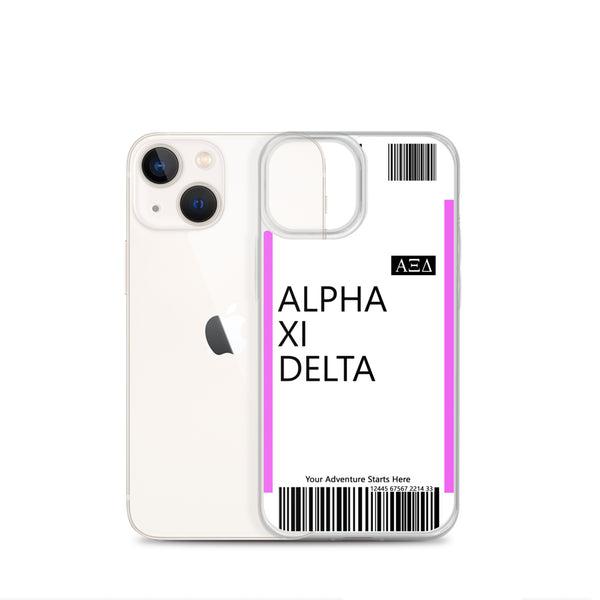 Boarding Pass iPhone Case 13 Series