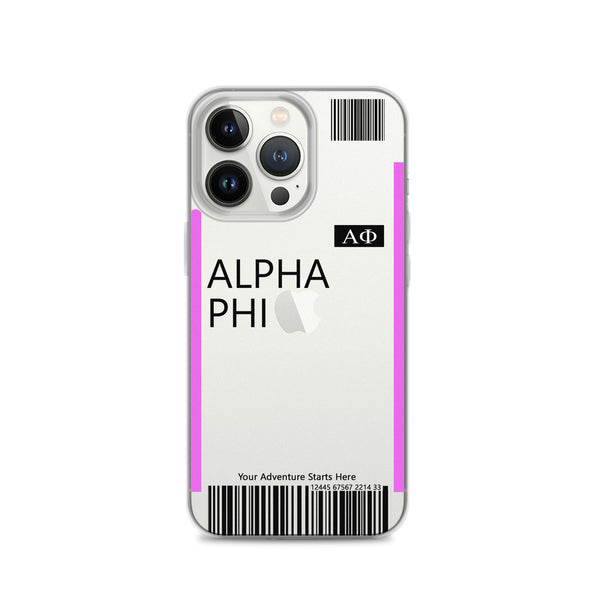 Boarding Pass iPhone Case 13 Series