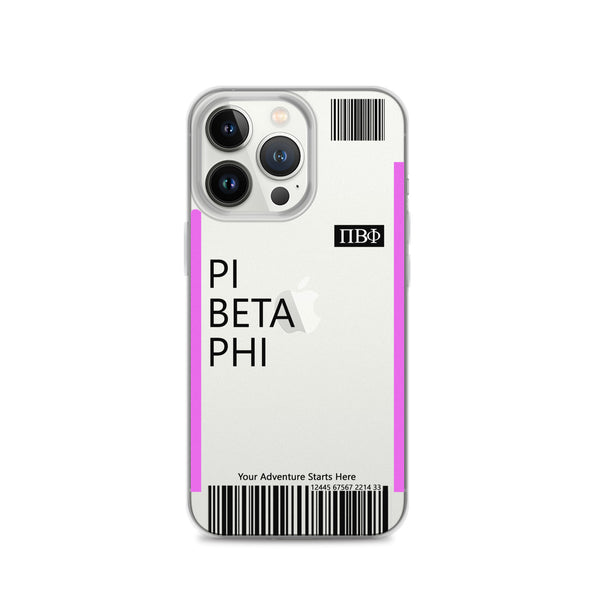 Boarding Pass iPhone Case 13 Series