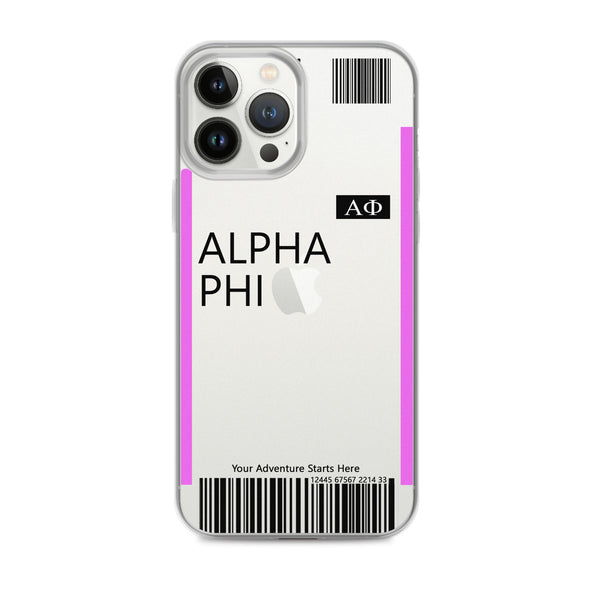 Boarding Pass iPhone Case 13 Series