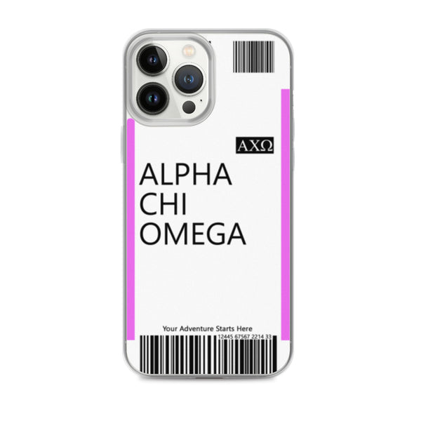 Boarding Pass iPhone Case 13 Series