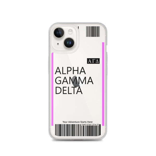 Boarding Pass iphone Case 14 Series