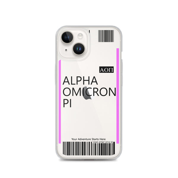 Boarding Pass iphone Case 14 Series