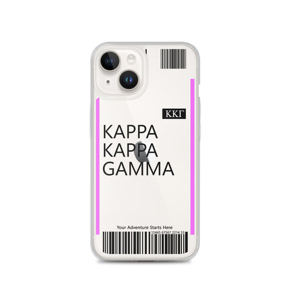 Boarding Pass iphone Case 14 Series