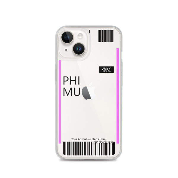 Boarding Pass iphone Case 14 Series