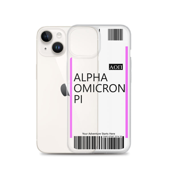 Boarding Pass iphone Case 14 Series