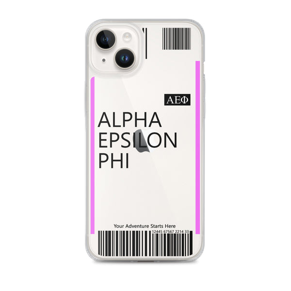 Boarding Pass iphone Case 14 Series