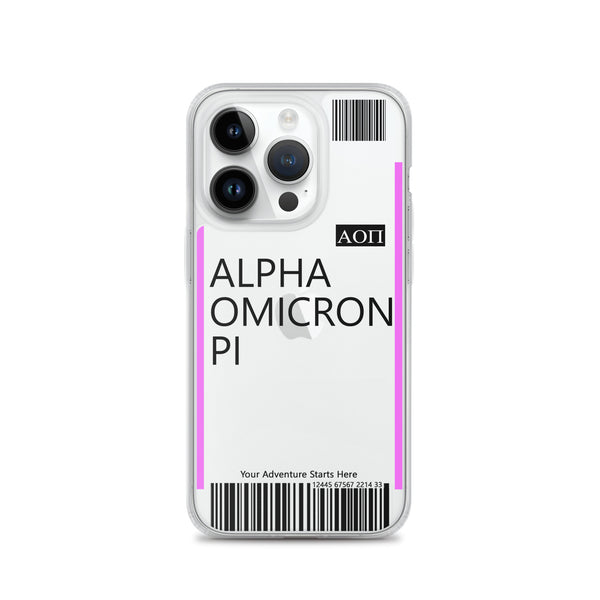 Boarding Pass iphone Case 14 Series