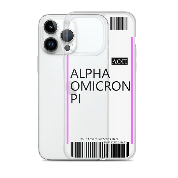 Boarding Pass iphone Case 14 Series