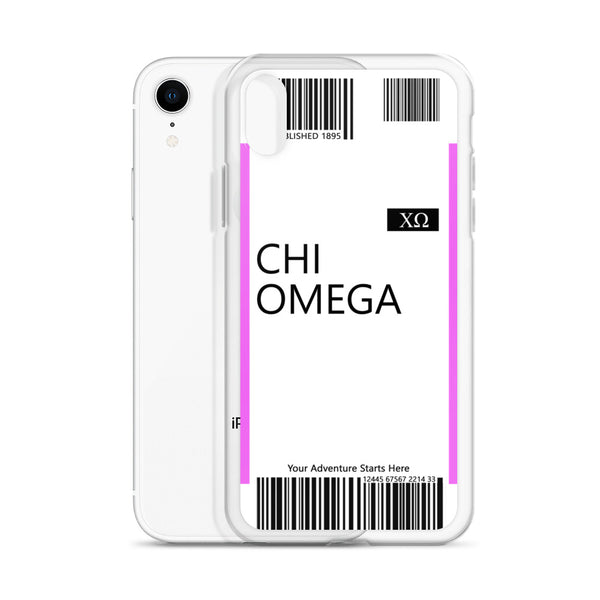 Boarding Pass iPhone Case X Series