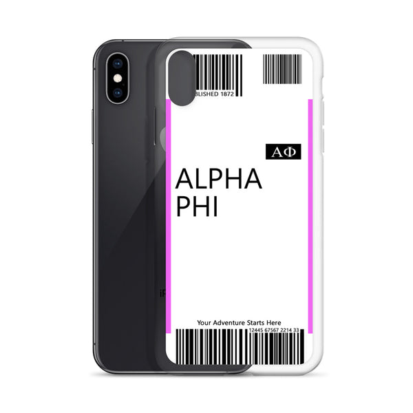 Boarding Pass iPhone Case X Series