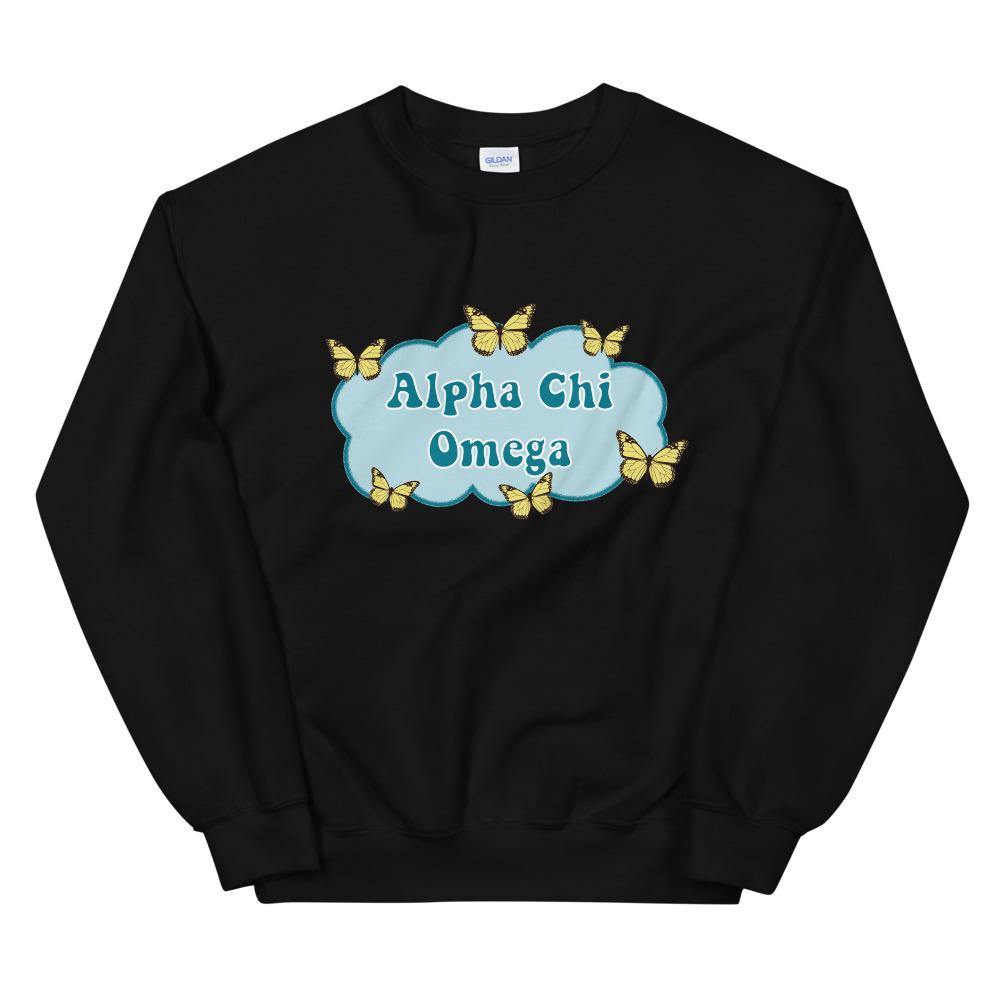 Butterfly Sweatshirt (Sororities A-F) - The Collegiate Lineup