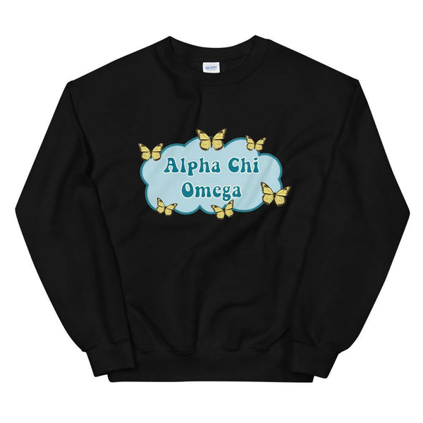 Butterfly Sweatshirt (Sororities A-F) - The Collegiate Lineup