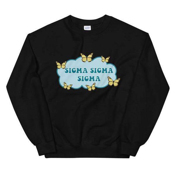 Butterfly Sweatshirt  (Sororities G-Z) - The Collegiate Lineup