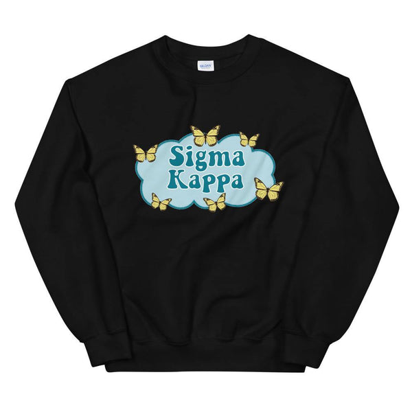 Butterfly Sweatshirt  (Sororities G-Z) - The Collegiate Lineup