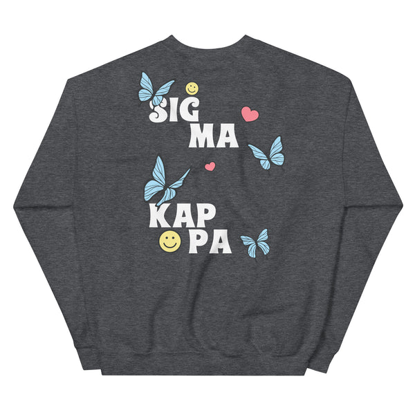 Butterflies Sweatshirt (Sororities G-Z)