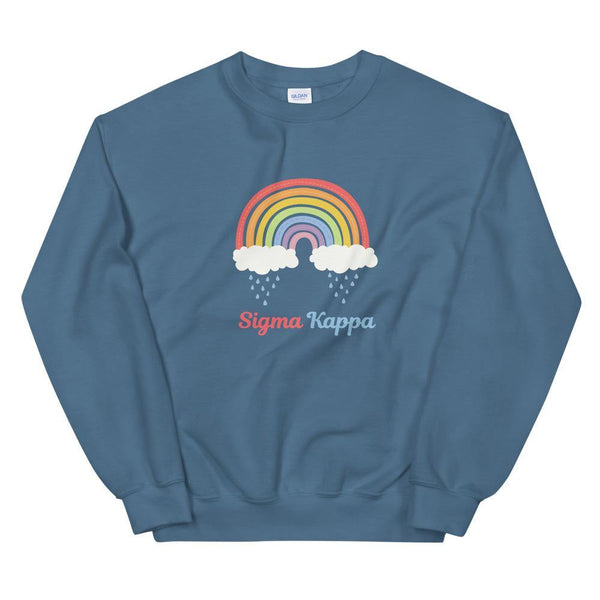 Hand Drawn Rainbow Sweatshirt - The Collegiate Lineup