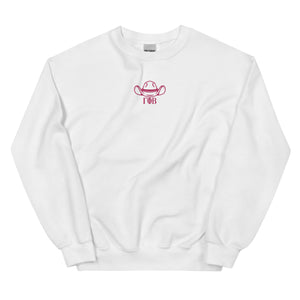 Cow Girl Hat Embroidered Sweatshirt(G-Z Sororities)