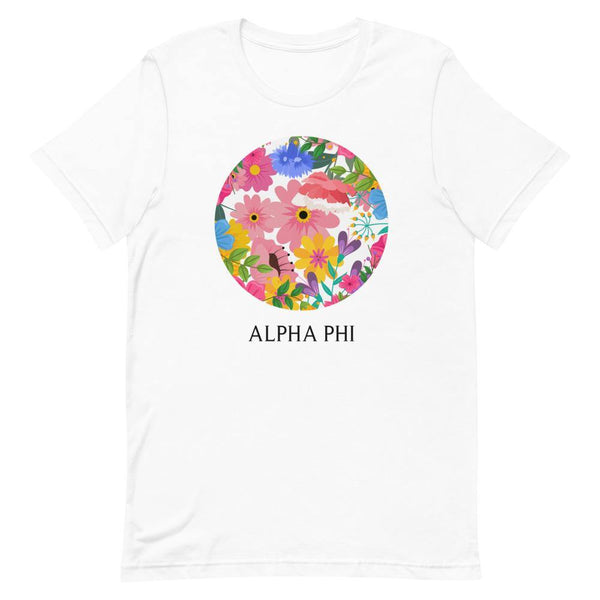 Flowers T-Shirt (Sororities A-F) - The Collegiate Lineup