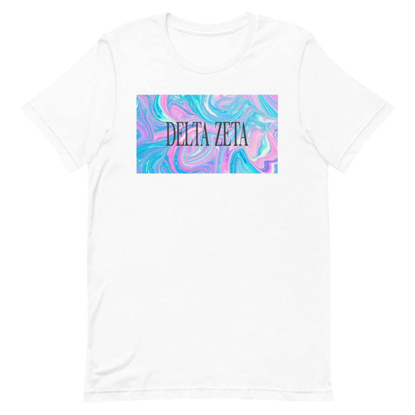 Colorful Marble T-Shirt (Sororities A-F) - The Collegiate Lineup