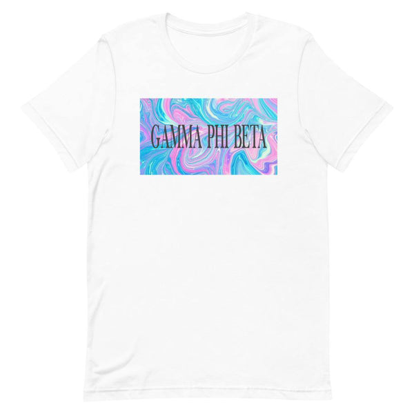 Colorful Marble T-Shirt (Sororities G-Z) - The Collegiate Lineup