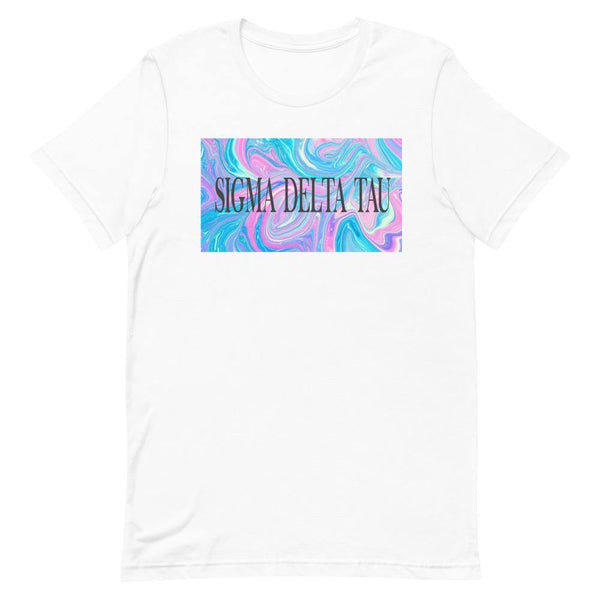 Colorful Marble T-Shirt (Sororities G-Z) - The Collegiate Lineup