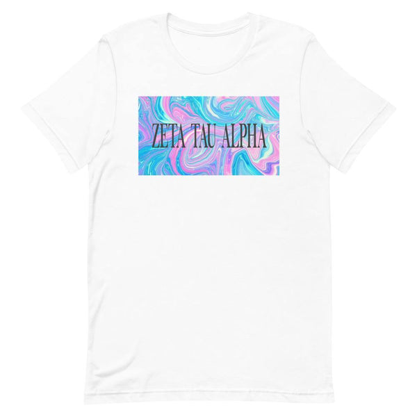 Colorful Marble T-Shirt (Sororities G-Z) - The Collegiate Lineup