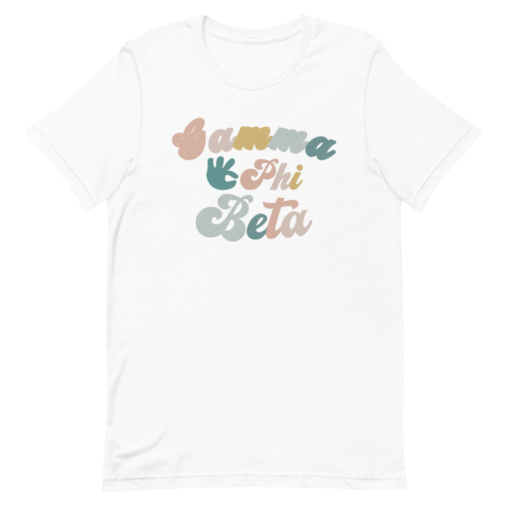 Groovy Pastels T-Shirt (Sororities G-Z)