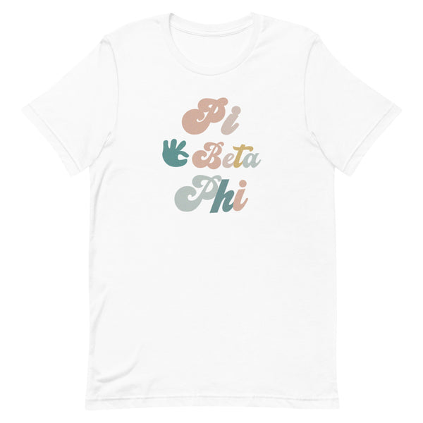 Groovy Pastels T-Shirt (Sororities G-Z)