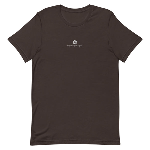 Flowery Embroidered T-Shirt  (Sororities G-Z)