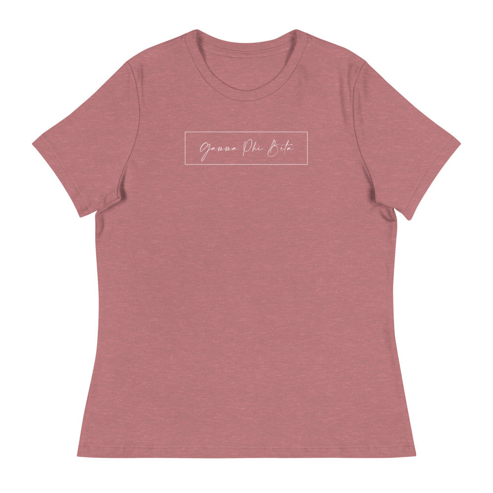 Cursive T-Shirt (Sororities G-Z)