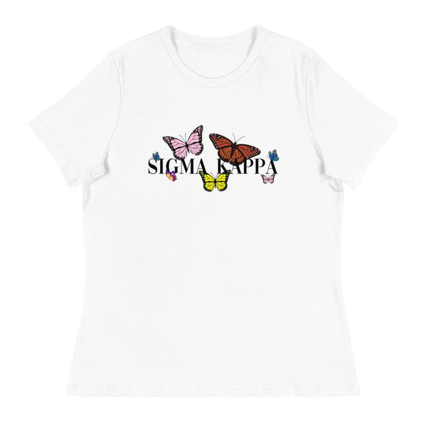 Butterflies T-Shirt (Sororities G-Z) - The Collegiate Lineup