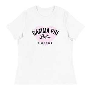 Pink Heart T-Shirt (Sororities G-Z)
